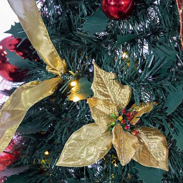 Christmas Trees>Kirklands Home 6 ft. Pre-Lit Pop-Up Decorated Christmas Tree