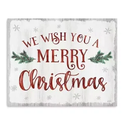 Christmas Art & Wall Decor>Kirklands Home A Merry Christmas Canvas Art Print, 24x30