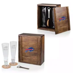 Kirklands Home Acacia Buffalo Bills Beer Glass Set Clearance
