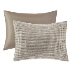 Kirklands Home Alaya 3-pc. California King Waffle Duvet Set Ivory Clearance