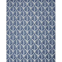 Kirklands Home Aloha Botanical Indoor/Outdoor Rug, 3x5 Blue Sale