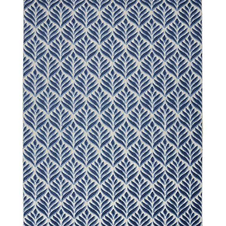 Kirklands Home Aloha Botanical Indoor/Outdoor Rug, 6x9 Blue Discount