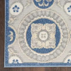 Kirklands Home Aloha Blue Medallion Indoor/Outdoor Area Rug, 3x5 Discount