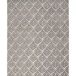 Kirklands Home Aloha Botanical Indoor/Outdoor Rug, 6x9 Gray