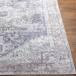Kirklands Home Amelie Navy Blue Classic Washable Area Rug, 7x10 Discount