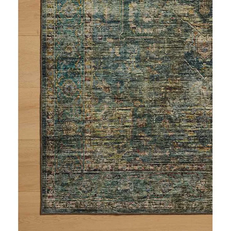 Kirklands Home Anniston Vintage Blue Accent Rug, 2x4 Discount