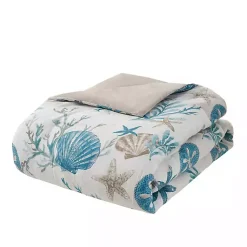 Kirklands Home Aqua Coastal 7-pc. Queen Comforter Set