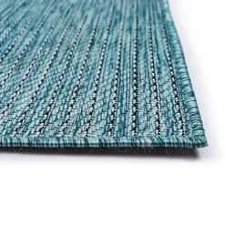 Kirklands Home Aqua Intertwine Indoor/Outdoorr Area Rug, 6x9 Blue Discount