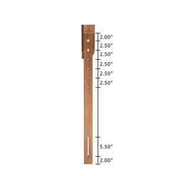 Kirklands Home Ash Walnut Wood Panel Full Headboard Brown Best