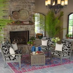 Kirklands Home Ashland Jacobean 2-pc. Outdoor Deep Seat Cushion