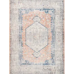 Kirklands Home Bea Distressed Vintage Washable Area Rug, 8x10 Online