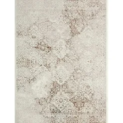 Kirklands Home Beige Faded Damask Area Rug, 7x9 Tan Online