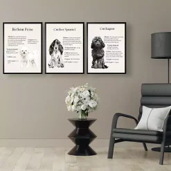 Kirklands Home Bichon Frise Facts Framed Wall Plaque Online
