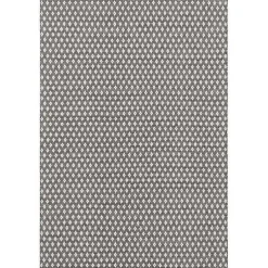 Kirklands Home Black and Ivory Dainty Diamond Area Rug, 5x8 Discount