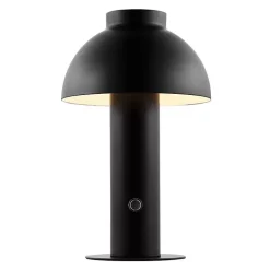 Kirklands Home Dome LED Cordless Table Lamp, 12 in. Black Online