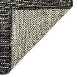 Kirklands Home Intertwine Indoor/Outdoor Area Rug, 7x9 Black Hot