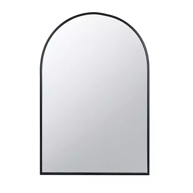 Kirklands Home Long Arched Wall Mirror Black Hot