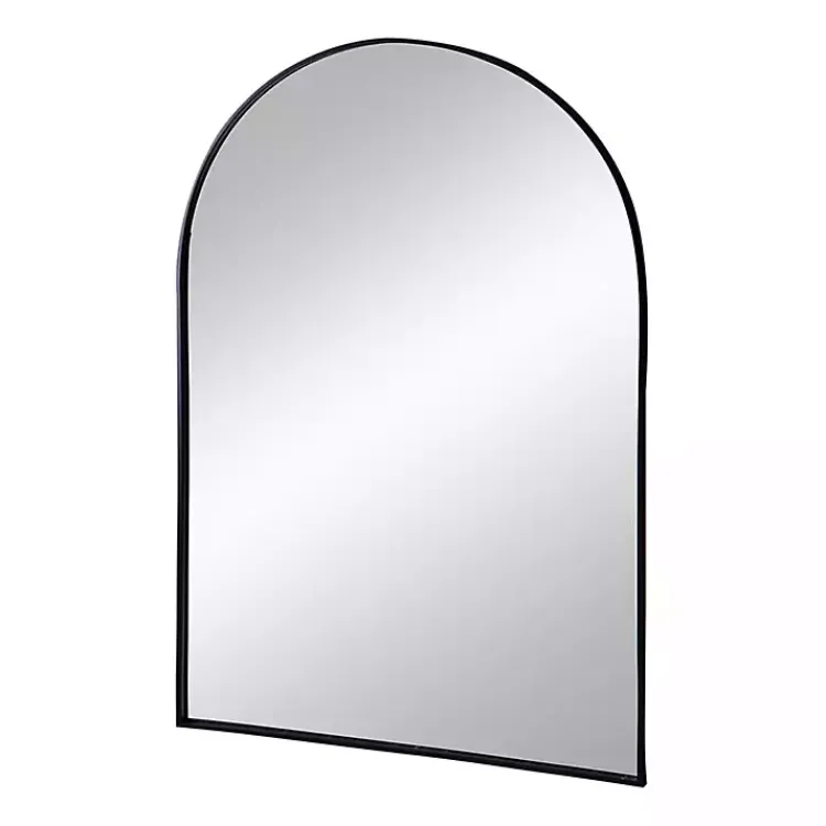 Kirklands Home Long Arched Wall Mirror Black Hot
