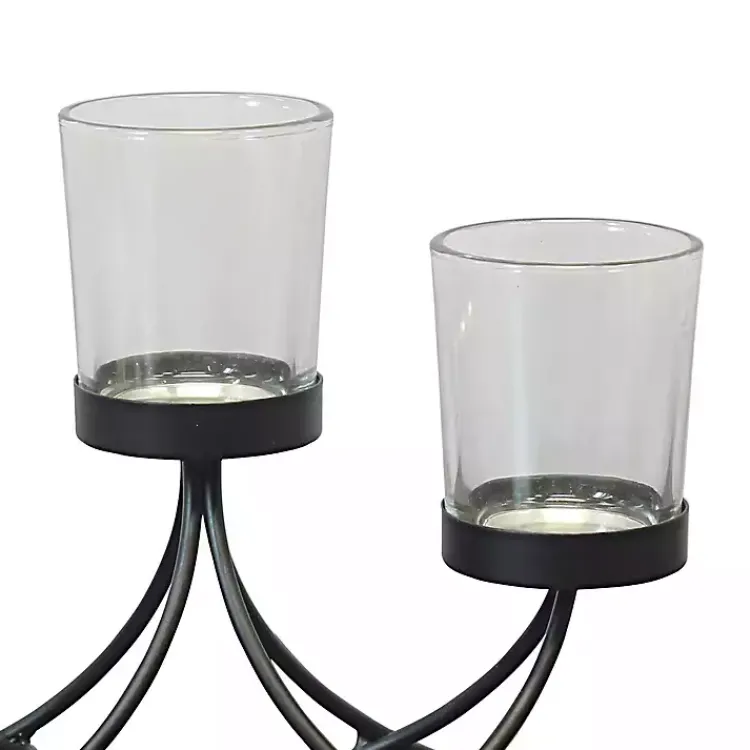 Candle Holders>Kirklands Home Metal Votive Candelabra Black