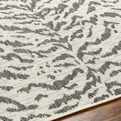 Kirklands Home Black Ravello Outdoor Rug, 6x9 Best