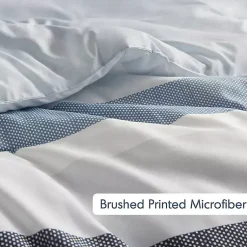 Kirklands Home Blake Blue Stripe 3-pc. Full/Queen Comforter Set Discount