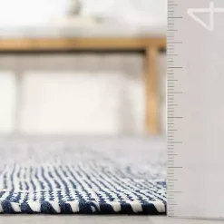Kirklands Home Blue & Ivory Checkered Indoor/Outdoor Rug, 6x9 Sale
