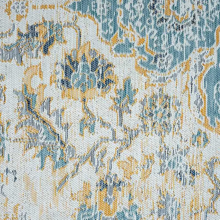 Kirklands Home Blue & Orange Medallion Reversible Area Rug, 8x10 Sale