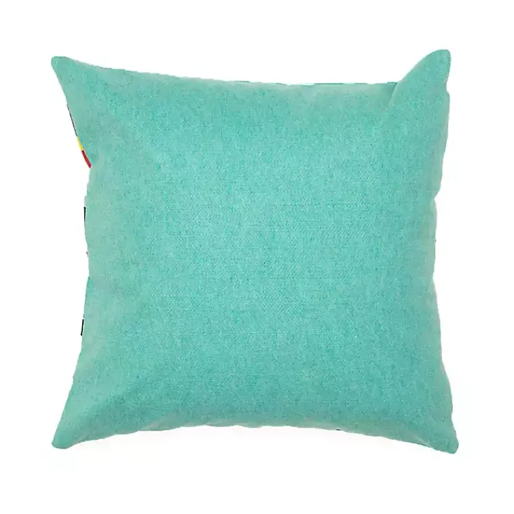 Kirklands Home Blue & Red Lamontage Stripe Outdoor Throw Pillow Sale