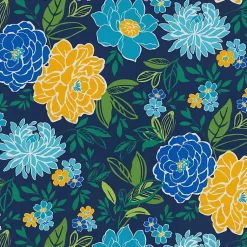 Kirklands Home Blue & Yellow Floral Outdoor Cushions, Set of 2 Outlet