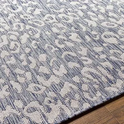 Kirklands Home Blue Amur Outdoor Rug, 9x12 Clearance