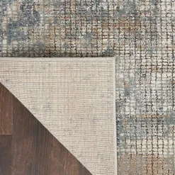Kirklands Home Blue and Beige Tally Textured Area Rug, 5x7 Hot
