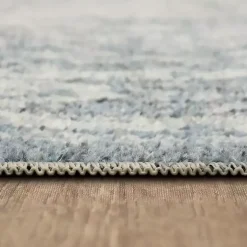 Kirklands Home Blue and Cream Blackwell Area Rug, 6x9 Discount