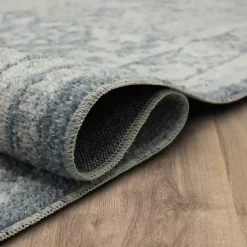Kirklands Home Blue and Cream Blackwell Area Rug, 8x10 Hot
