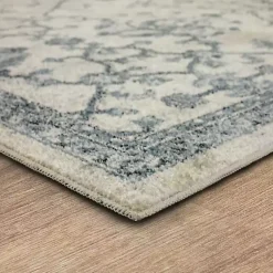 Kirklands Home Blue and Cream Granary Runner, 2x8 Sale