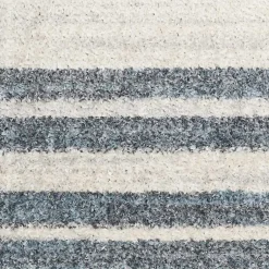 Kirklands Home Blue and Ivory Linear Moons Runner, 2x8 Sale