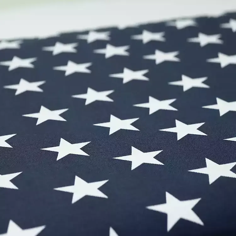 Kirklands Home Blue and White Stars Outdoor Loveseat Cushion Sale