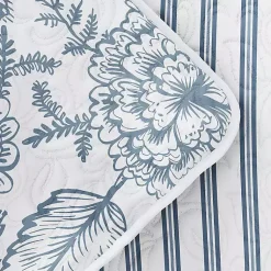 Kirklands Home Blue Jacobean Reversible 3-pc. King Quilt Set Hot
