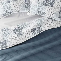 Kirklands Home Blue Patchwork Reversible 3-pc. King Quilt Set Sale