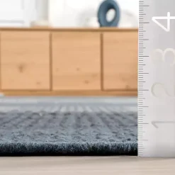 Kirklands Home Plaid Emily Henderson x RugsUSA Area Rug, 6x9 Blue Hot