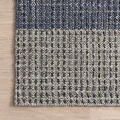 Kirklands Home Blue Portland Emily Henderson x RugsUSA Rug, 5x8 Hot