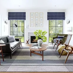 Kirklands Home Blue Portland Emily Henderson x RugsUSA Rug, 4x6 Online