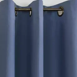 Kirklands Home Room Darkening Curtain Panel Set, 84 in. Blue Best