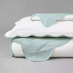 Kirklands Home Blue Scallop Edge 3-pc. Full/Queen Duvet Cover Set Online