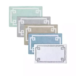 Kirklands Home Blue Simple Trim Cotton Tufted Bath Mat, 30 in. Sale