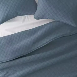 Kirklands Home Stitched Diamond 2-pc. Twin Quilt Set Blue Discount
