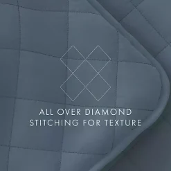 Kirklands Home Stitched Diamond 3-pc. King Quilt Set Blue Online