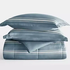 Kirklands Home Striped Reversible 2-pc. Twin Comforter Set Blue Outlet