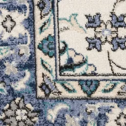 Kirklands Home Blue Vintage Medallion Indoor/Outdoor Runner Clearance