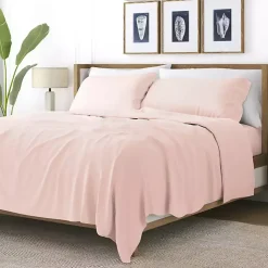 Kirklands Home Blush Ultra Soft 4-pc. Full Sheet Set Pink Outlet