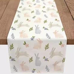 Easter Decorations>Kirklands Home Botanical Bunny Table Runner, 90 in.